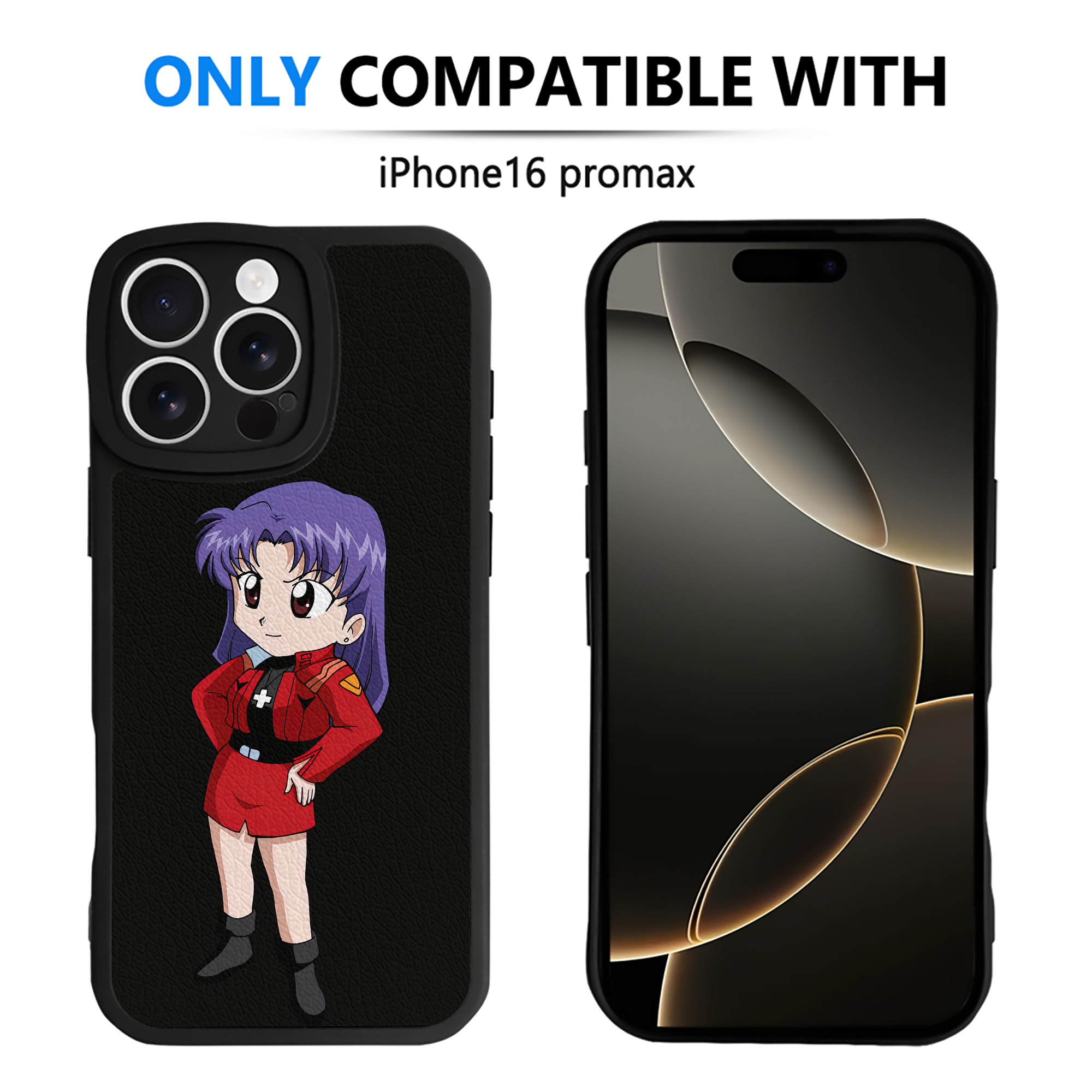 （画像用） EVA 新世紀エヴァンゲリオン 【iPhone 16シリーズ対応】シリコンスマホケース（レザー調） 材質：シリコン